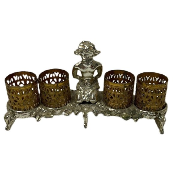Vintage Sam Fink Gold Silvertone Metal Filigree LIpstick Holder - Picture 1 of 3